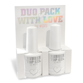 Duo Pack Rubber Base Top Gel