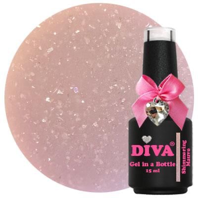 Diva Gel in a Bottle Shimmering Mauve 15 ml