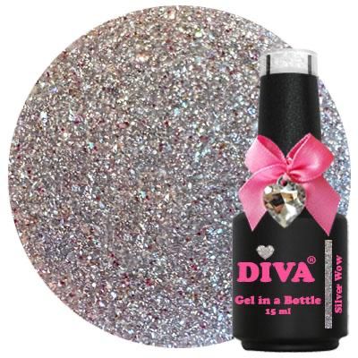 Diva Gel in a Bottle Hema-Free Silver Wow 15 ml